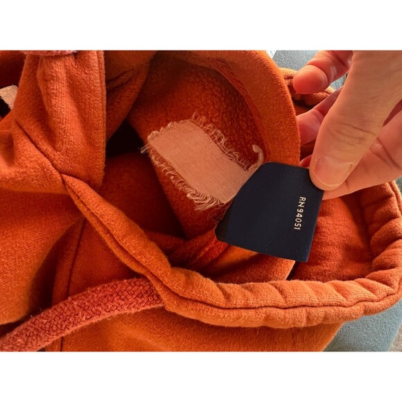 University Of Texas UT Pull Over Hoodie Sweatshirt size XS/S - Picture 7 of 7